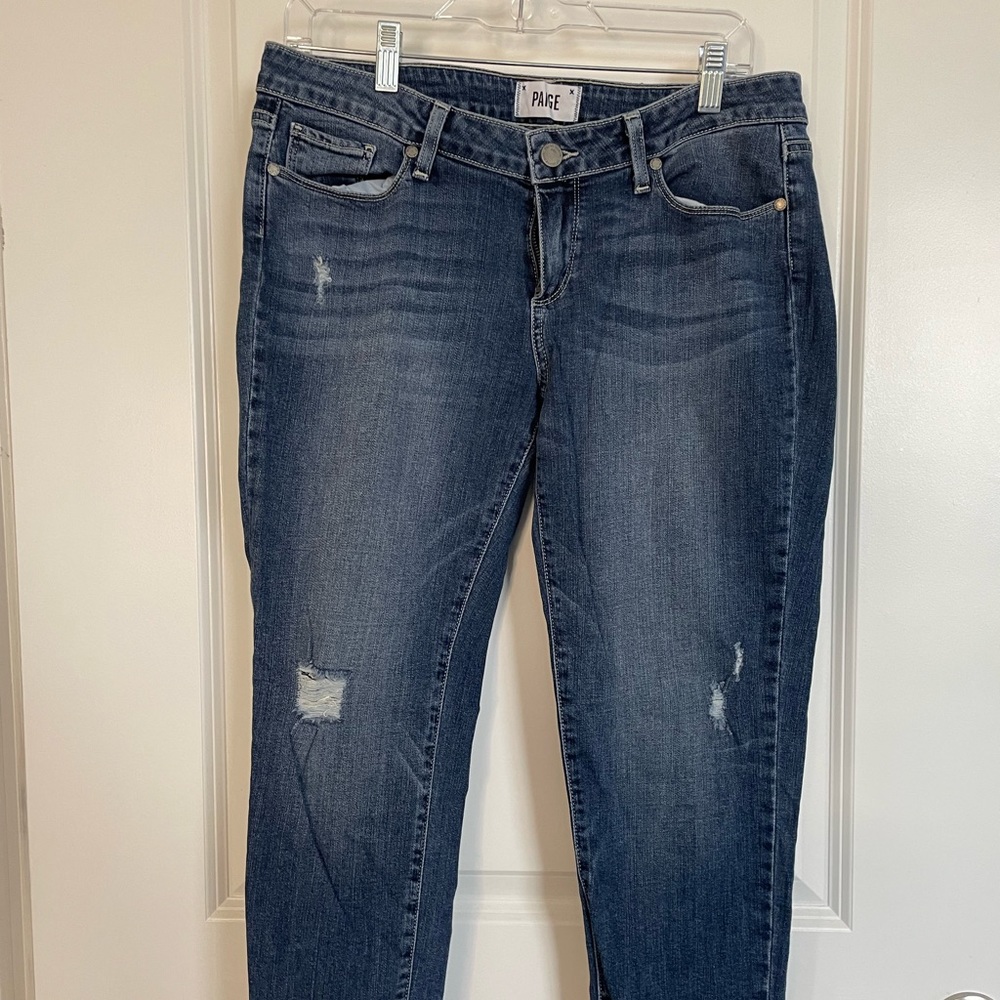 Paige Denim Jeans Jimmy Jimmy Crop Size 29